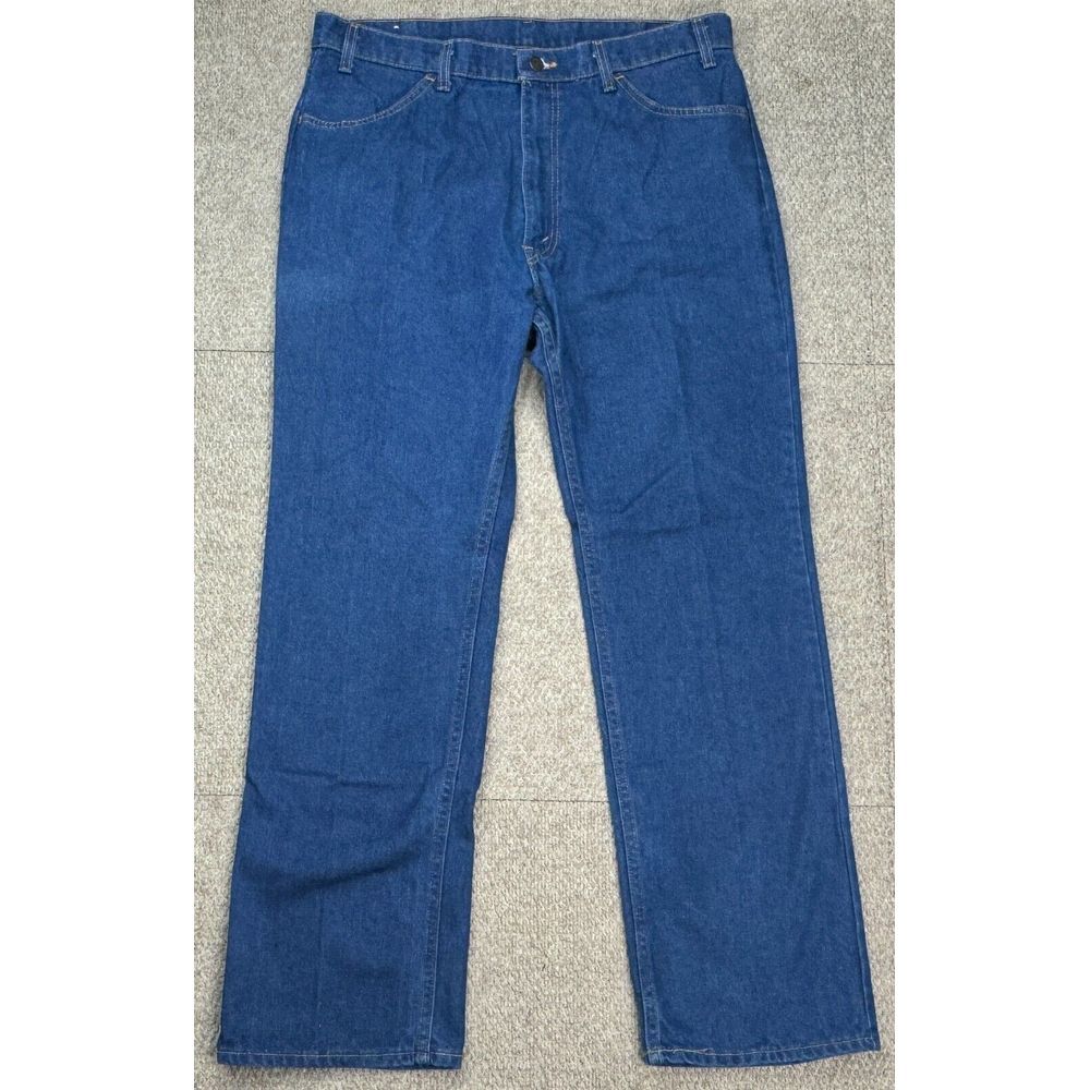 Levi's Vtg Orange Tab With A‎ Skosh More Room Men Jeans Size 38x32
